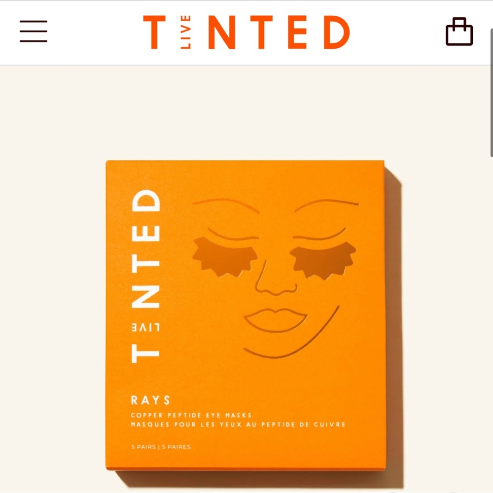 Live Tinted Copper Peptide Eye Masks